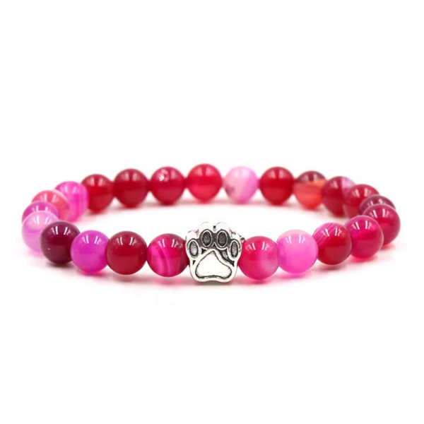Free Pink Heart Paw Bracelet